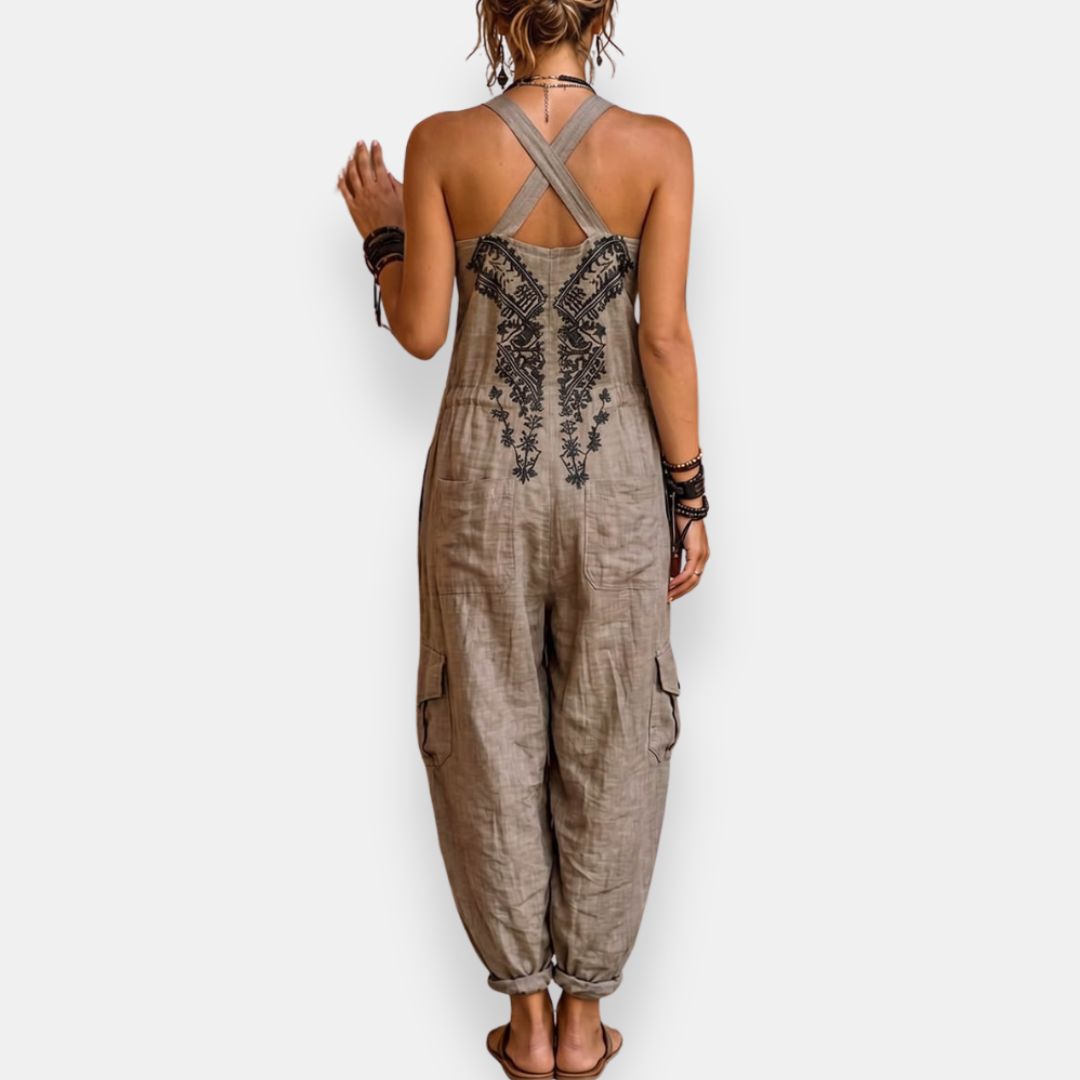 Erminilde | Conjunto bohemio bordado