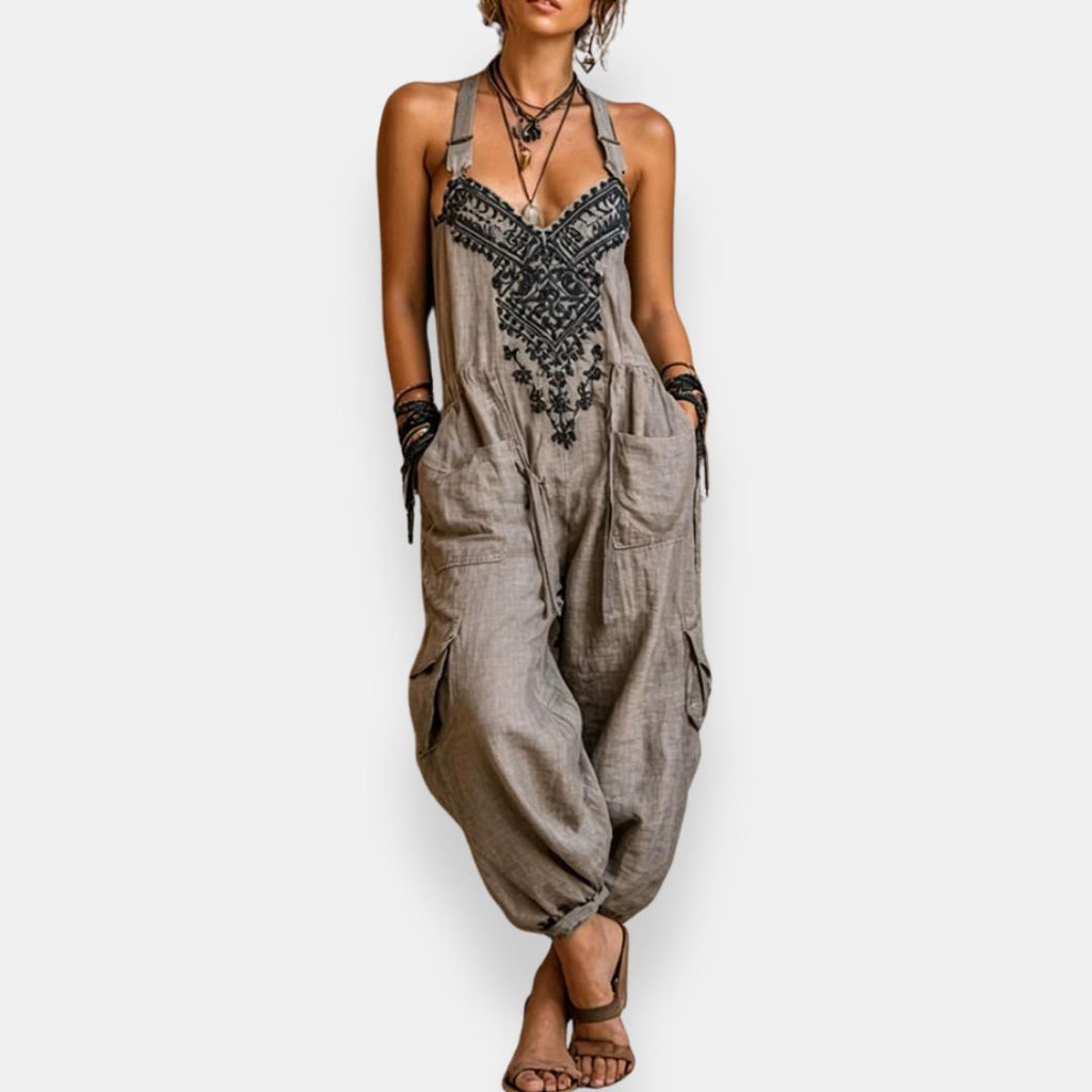 Erminilde | Conjunto bohemio bordado