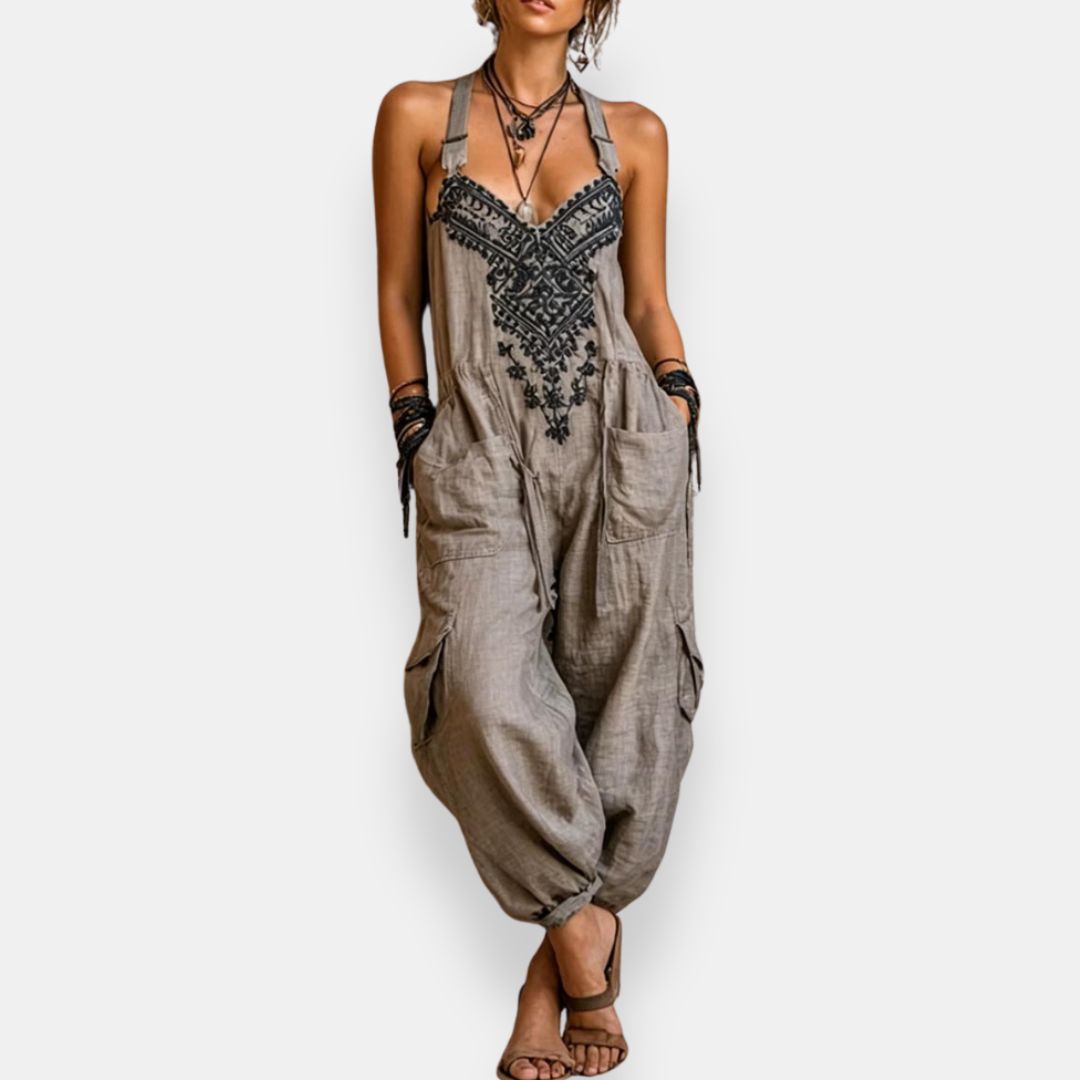 Erminilde | Conjunto bohemio bordado