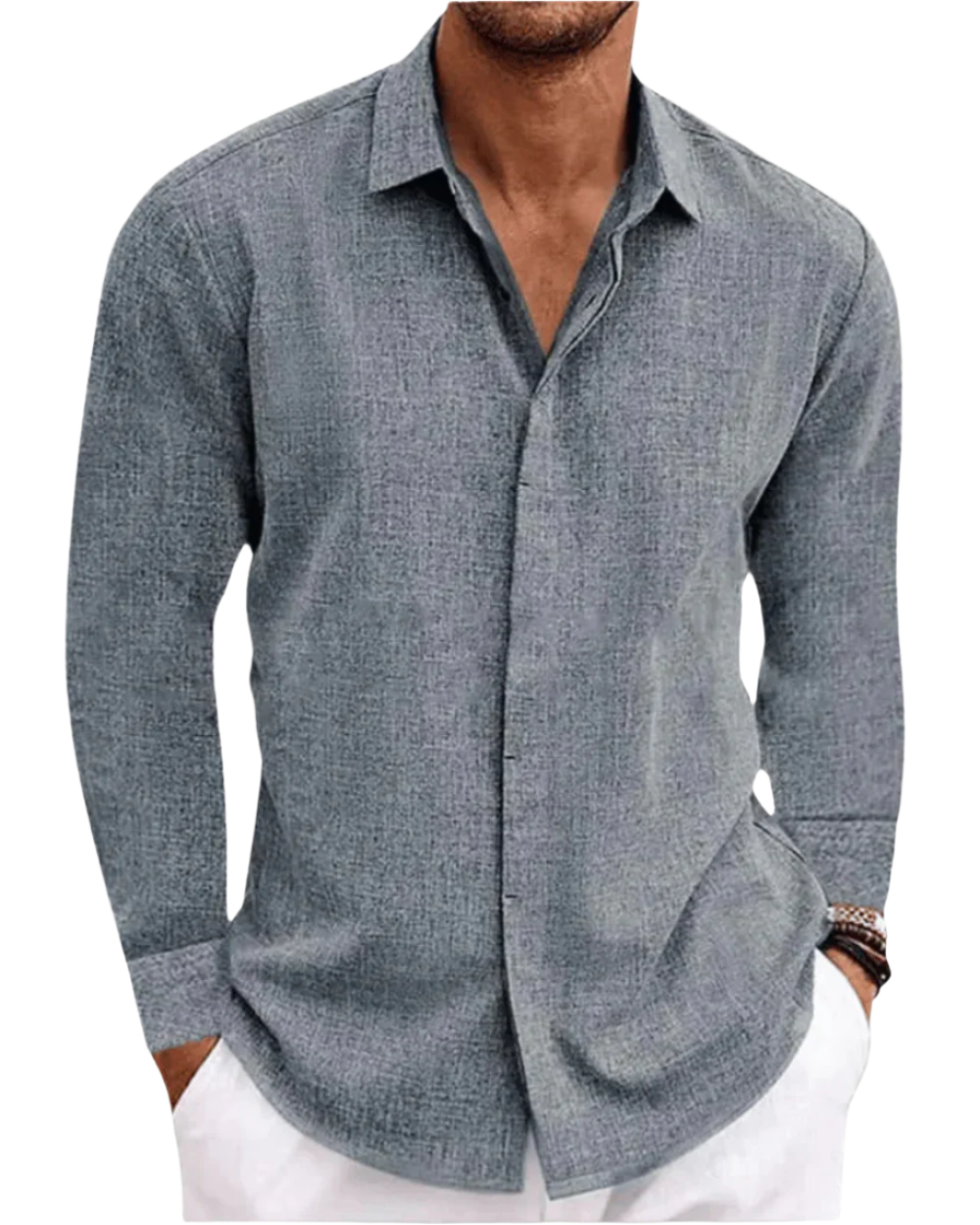 Nathan - Camisa Abotonada Casual