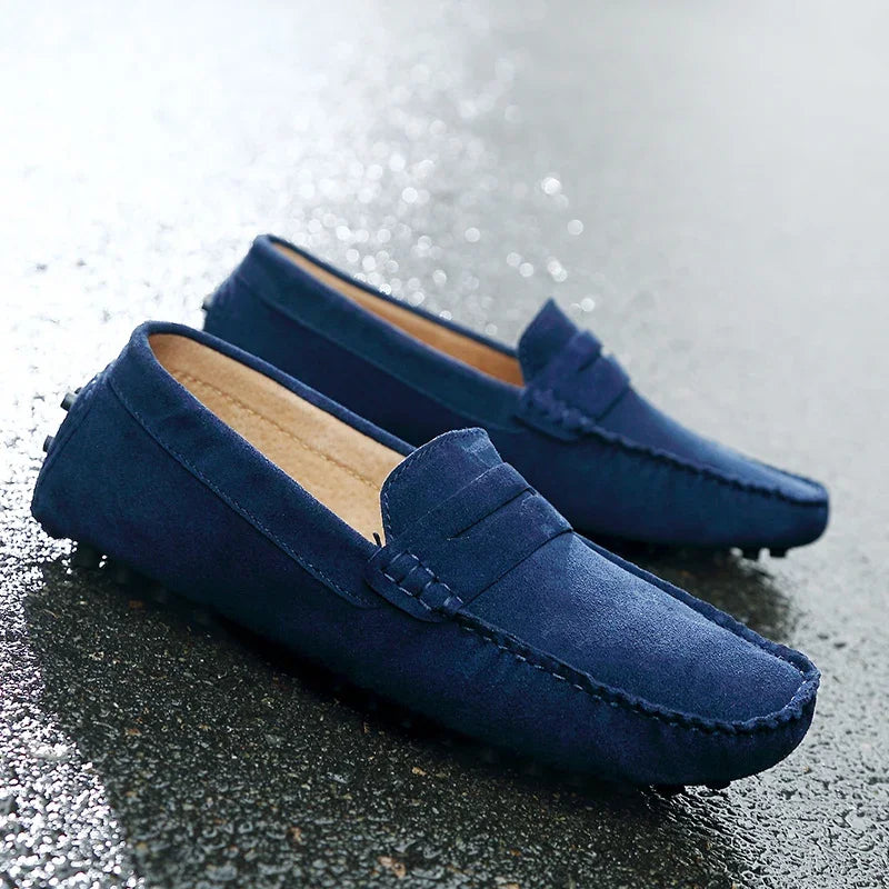 Mocasines casuales de ante