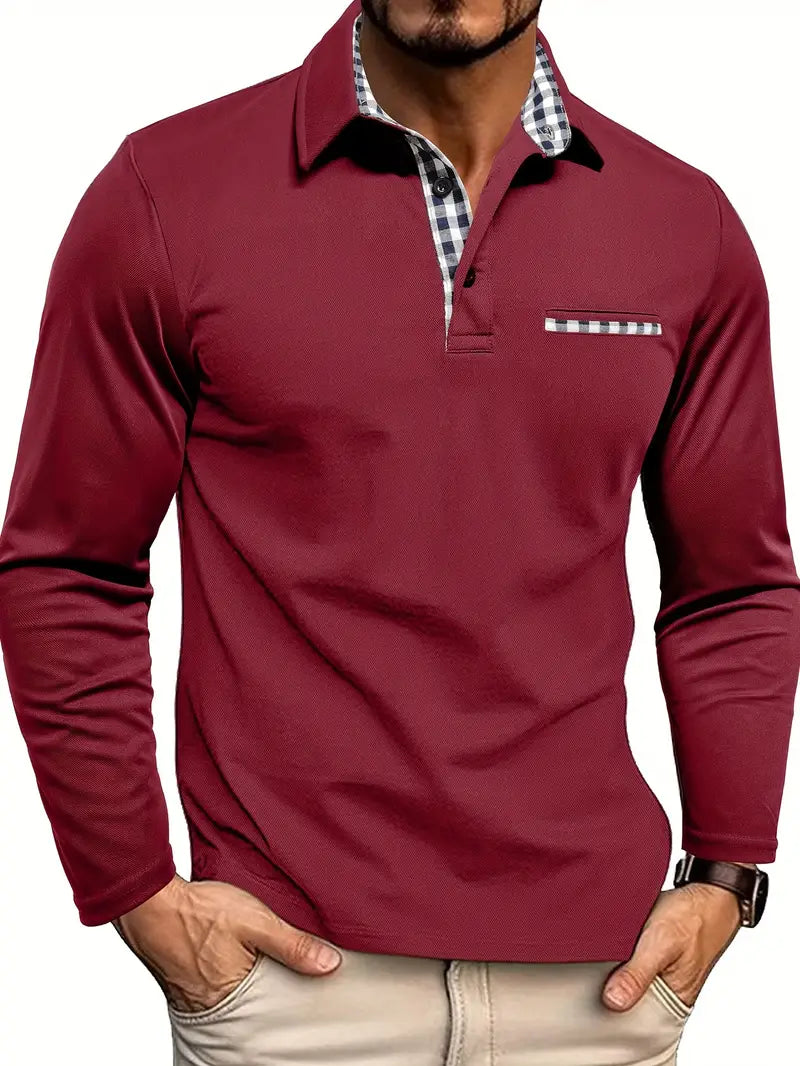 Andrés - Polo Manga Larga Premium