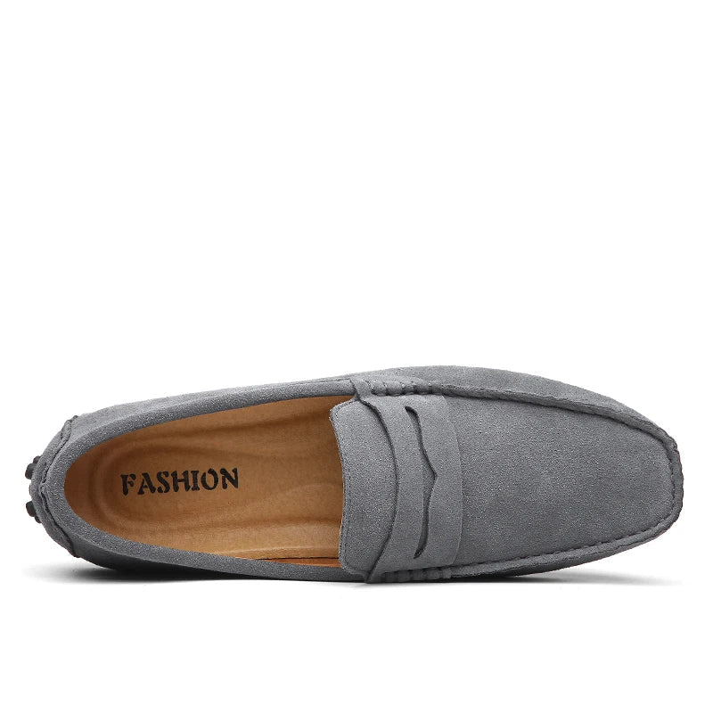 Mocasines casuales de ante